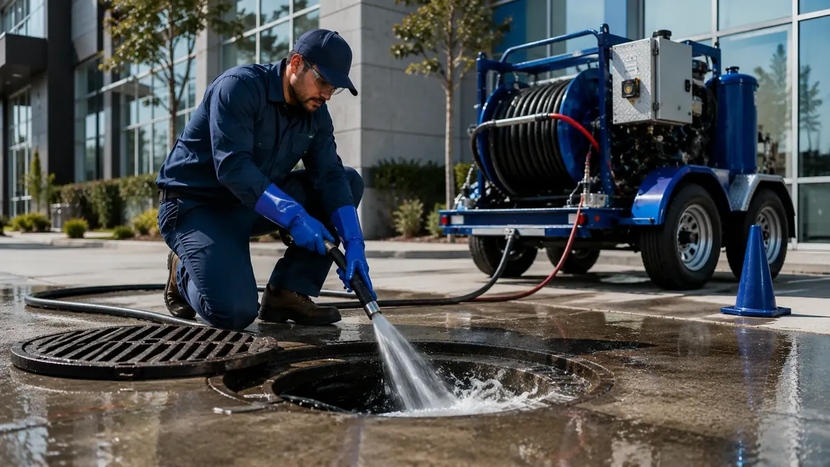 Commercial Hydro Jet Drain Cleaning in Pomona