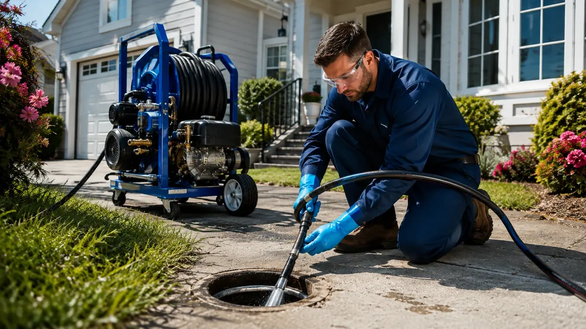 Residential Hydro Jet Drain Cleaning in Pomona